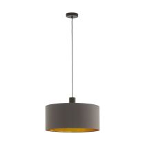 Concessa 1 Pendant 1 Light Large Dark Brown / Gold - 97683