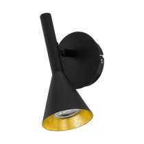 Cortaderas 5W LED Wall Light Black & Gold / Warm White - 97804