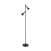 Cortaderas 10W LED Floor Lamp Black & Gold / Warm White - 97806N