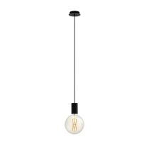 Pozueta 1 Light Pendant 40W E27 Black 98661N