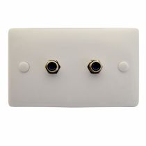 Hills Antenna BC74727 Dual F-Type High Return Loss Wall Plate