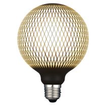 LED 4W Decorative Globe Magician Net Black G125 In Edison Screw E27