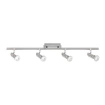 Pronto 4 Light LED Spotlight Bar A15034L - COLOUR - BRUSHED CHROME