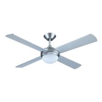 Intercept II 52" E27 AC Ceiling Fan Silver - A2307