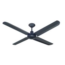 Typhoon M3 56" AC Ceiling Fan Black with Aluminium Blades - A3423