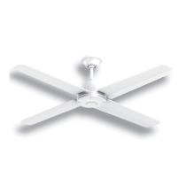 Typhoon M3 52" AC Ceiling Fan White with Moulded Blades - A3414