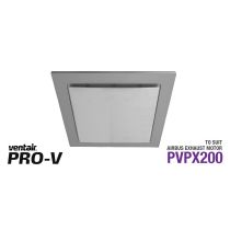 Silver Square Fascia to suit AIRBUS 200 body (PVPX200) ABG200SS-SQ Ventair