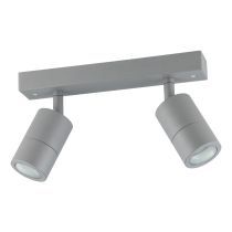 FREMANTLE EXT W/L 2X5W LED TRI-COL SIL BAR 206157