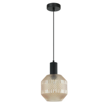 MARACA Glass Jar w/ Quadrilateral Segment Pendant Lights MARACA3