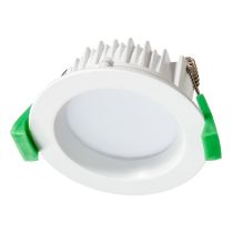 Tradetec Arte Mini 8w Tricolour LED Downlight White - TLAM34510WD