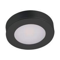 Astra 3.6 Watt 12V Round LED Cabinet Light Black / White - 21285	