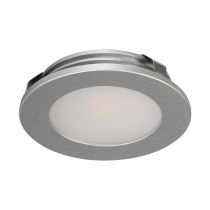 Astra 3.6 Watt 12V Round LED Cabinet Light Silver / Warm White - 21280	