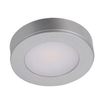 Astra 3.6 Watt 12V Round LED Cabinet Light Silver / Warm White - 21280	