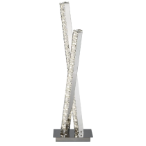 Crystal LED Detail Crossover Table Lamp AU2111-CC