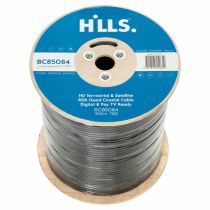 Hills RG6 FTA/SAT Quad Shield 305m Reel - BC85084