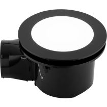 Mercator Turboline Black 300 Round Exhaust Fan with CCT LED – BE510ESPBK