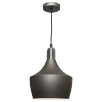 BEVO 1LT PENDANT SATIN CHROME BEVO1PSC Cougar Lighting