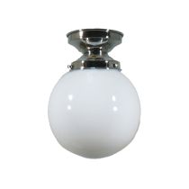 Batten Fix 2 Piece 3 1/4" - 6" Opal Sphere / Chrome