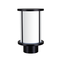 BL-400 Bollard Head 76mm E27 Lamp Base in Frosted Glass-Frosted