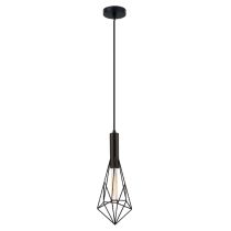 IRON CAGE SMALL BLACK DIAMOND ES PENDANT BLACKBAND5 Cla lighting