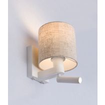 WALL INTERNAL S/M ES Adj Matt WH Reading Light BRIGHTON01 Cla Lighting