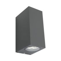 Brugge 2lt Wall Light Charcoal BRUG2ECHA Cougar Lighting