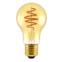 Deco E27 A60 Spiral Dim 2200 Kelvin 400 Lumen Light Bulb Gold colour-2080022758