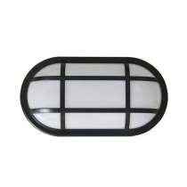 BULK: Oval LED Exterior Bulkhead Lights with Optional Cage IP65- BULK11