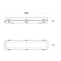 18W BWP ECO LED Weatherproof Batten Gen 2