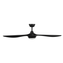 MALTA 52" DC 12W LED 3 BLADE CEILING FAN -BLACK- 21843/06