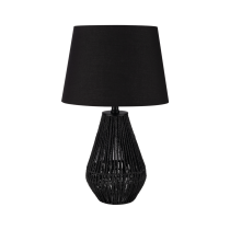 CARTER-TL PAPER ROPE TABLE LAMP 1XE27 240V BLACK 23146