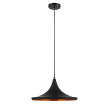 PENDANT ES 40W BLK MEXICAN HAT CAVIAR4 Cla Lighting