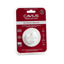 Nano 10 Year Battery Operated Thermal Heat Alarm Cavius