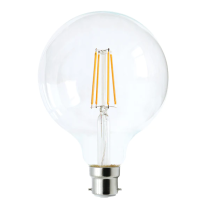 G125 LED Filament Dimmable Globes Clear Diffuser (8W)-CF23DIM