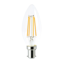 Candle LED Filament Dimmable Globes Clear Diffuser (4W)- CF42DIM