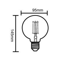 CARBON GLOBE BC G95 25W CLACFA25BC