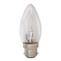 CLA LIGHTING HALOGEN GLOBE SBC CANDLE 18W CLR 2800K CLAHACAN18WSBCCL