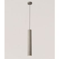 PENDANT GU10 (Max 6W LED/35W HAL) Grey CEMENT Tube  COLUMNA Cla Lighting