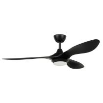 MALTA 52" DC 12W LED 3 BLADE CEILING FAN -BLACK- 21843/06