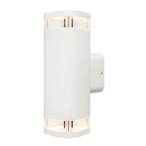 GLENELG AMBIENT UP/DOWN WALL LIGHT 2X4W GU10 WW LED WHITE - 20781/05