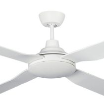 Discovery 1220mm 4 Blade ABS Ceiling Fan Only White - MDF124W