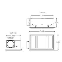 Domino Bathroom heater