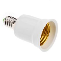 LAMP HOLDER ADAPTER FROM E14 PLUG TO E27 SOCKET - ELE-E14-E27WH