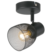  Emily 4W LED Industrial Spotlight- A10931BLK