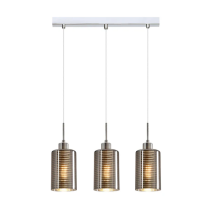 ESPEJO1 Oblong Glass with Line Effect Pendant Lights ESPEJO2X3S