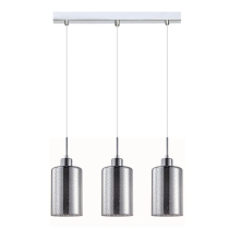 ESPEJO1 Oblong Glass with Line Effect Pendant Lights ESPEJO3X3S