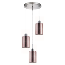 ESPEJO1 Oblong Glass with Line Effect Pendant Lights ESPEJO4X3R