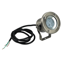 3W Tiltable LED Stainless Spotlight Silver/Grey 3W LLED401-SS Superlux