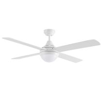 Four Seasons Link 1220mm 4 Blade Ceiling Fan & Light 2 x E27 White - FSL1244W