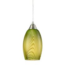  Glaze Series Pendants ES 60W GRN Hand Blown GLAZE2 CLA Lighting